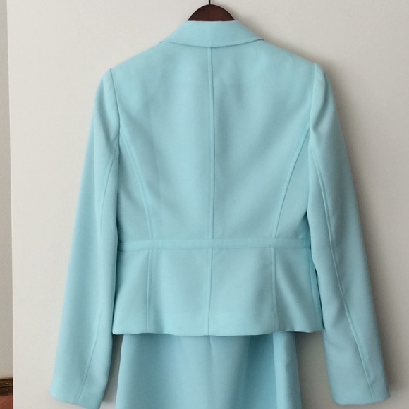NWOT Calvin Klein Sky Blue Blazer Skirt Set, 2 - Picture 5 of 7
